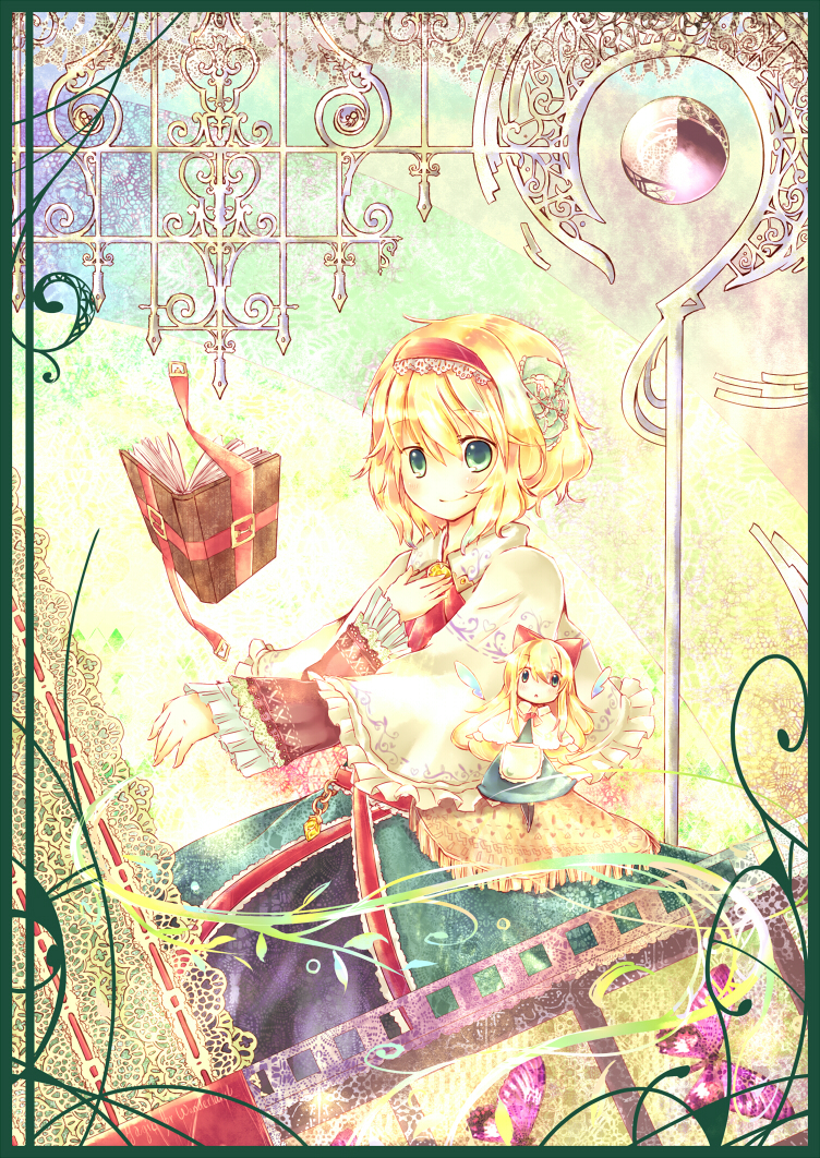 alice margatroid and shanghai doll (touhou) drawn by yuki_sasame