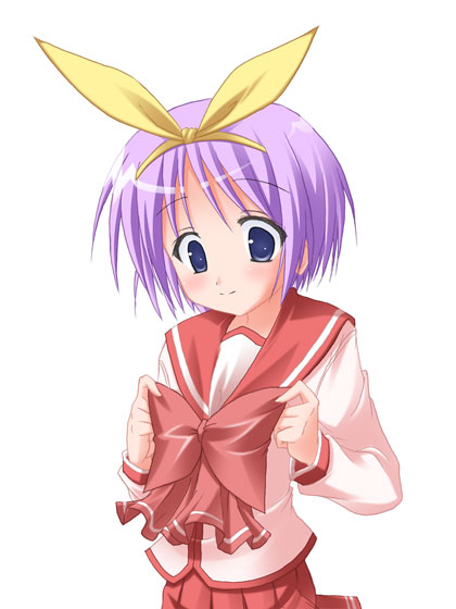 hiiragi tsukasa (lucky star and 2 more) drawn by yoshiharu