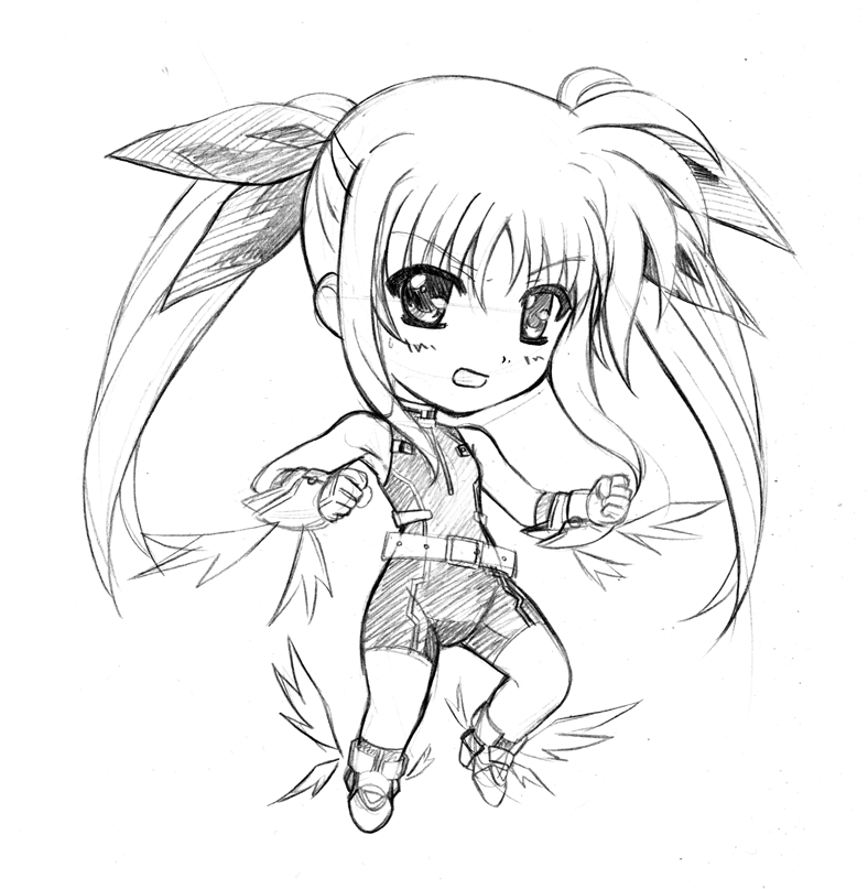 fate testarossa (lyrical nanoha and 3 more) drawn by nigemakuri