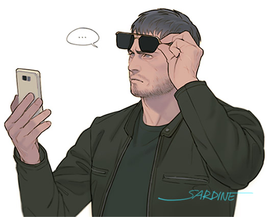 chris redfield (resident evil and 1 more) drawn by sardine_(kjr0313)