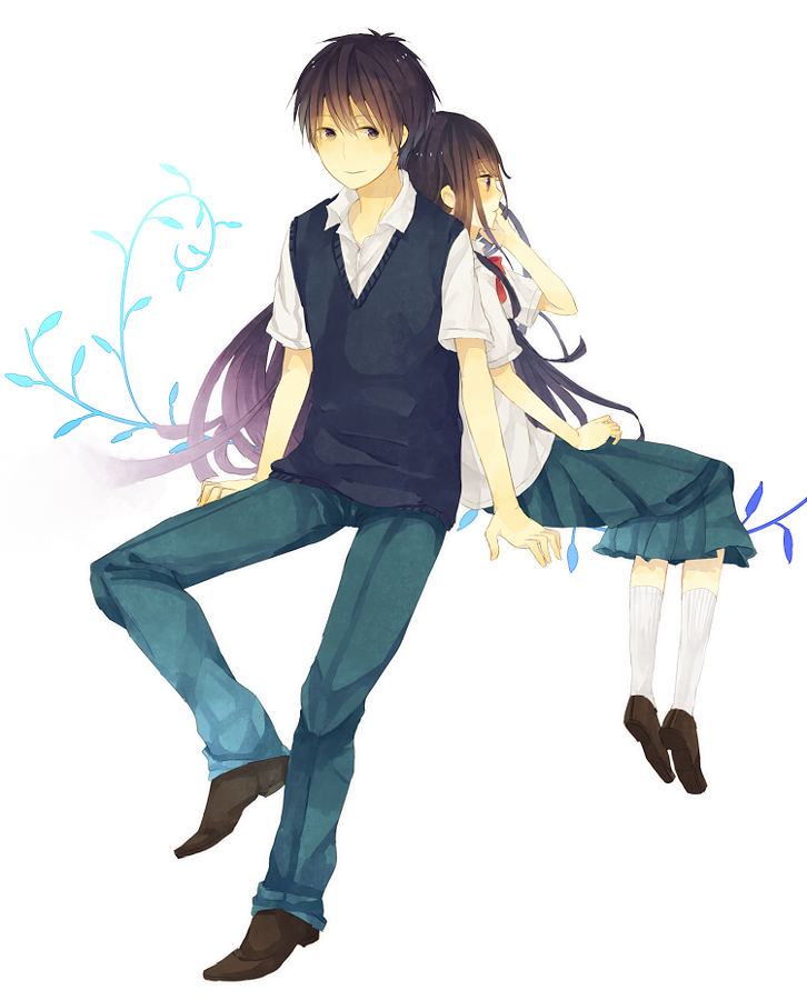 kuronuma sawako and kazehaya shouta (kimi ni todoke) drawn by seto_(6k6k)
