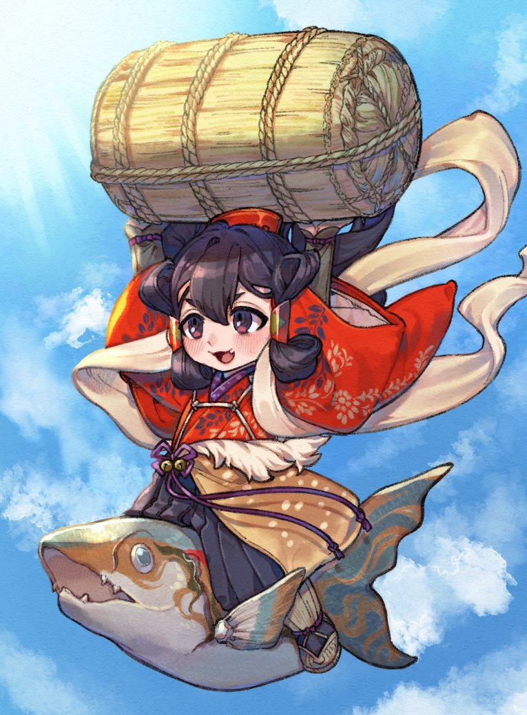sakuna-hime (tensui no sakuna-hime) drawn by kainan