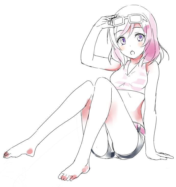 nishikino maki (love live! and 1 more) drawn by nnyu