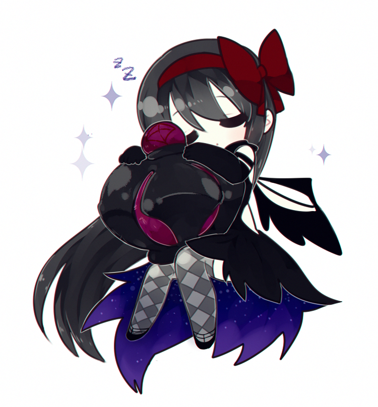 akemi homura and akuma homura (mahou shoujo madoka magica and 1 more) drawn by fc_(efushii)
