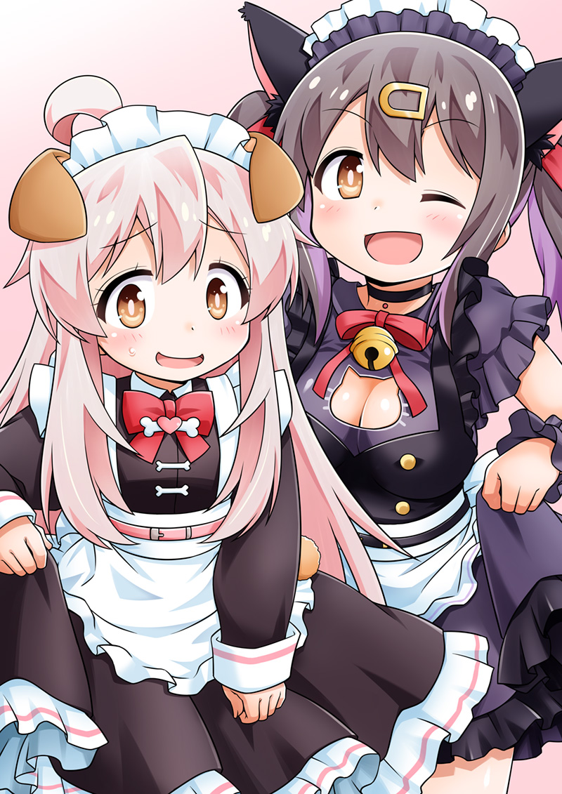 oyama mahiro and oyama mihari (onii-chan wa oshimai!) drawn by akou_roushi
