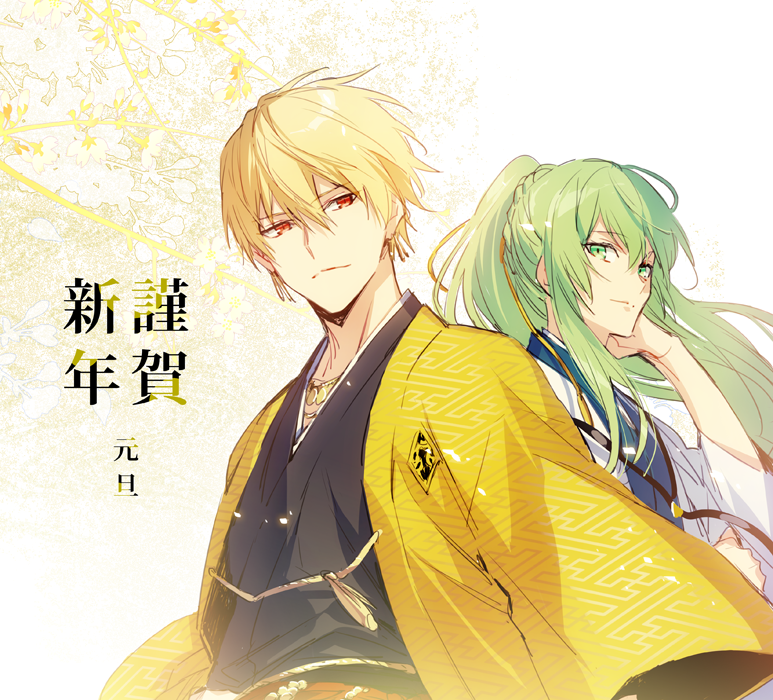 enkidu and gilgamesh (fate and 1 more) drawn by xia_(ryugo)