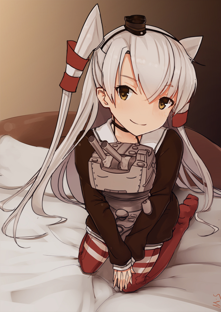 amatsukaze and rensouhou-kun (kantai collection) drawn by magic_xiang