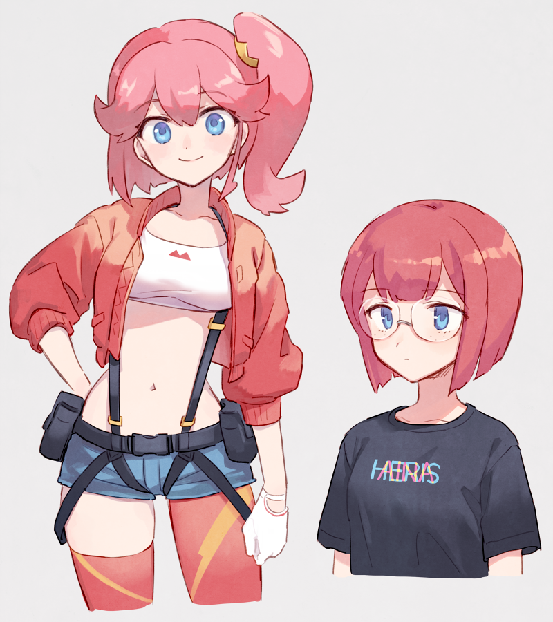 aina ardebit and heris ardebit (promare) drawn by soto