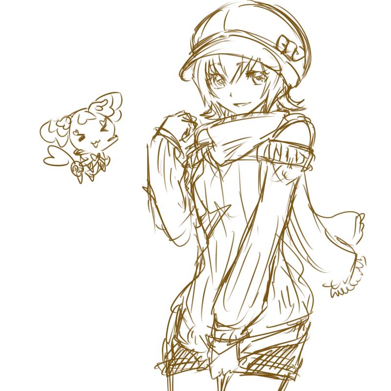 myoudouin itsuki and potpourri (precure and 1 more) drawn by tsukikage_oyama