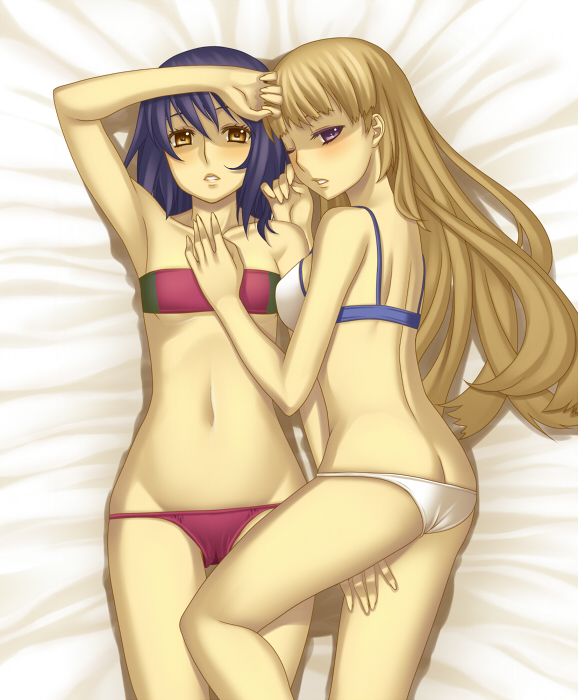 chroche latel pastalie and luca truelywaath (ar tonelico and 1 more) drawn by terumii