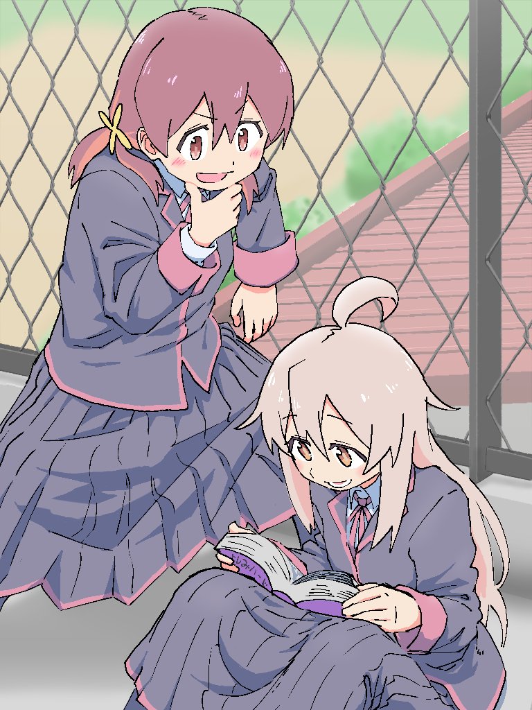 oyama mahiro and murosaki miyo (onii-chan wa oshimai!) drawn by d2kmfsyqe69gby4