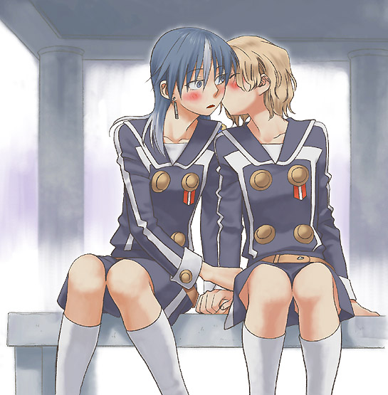 kijimiya otoha and sagara michi (hayate x blade) drawn by mori_(unknown.)