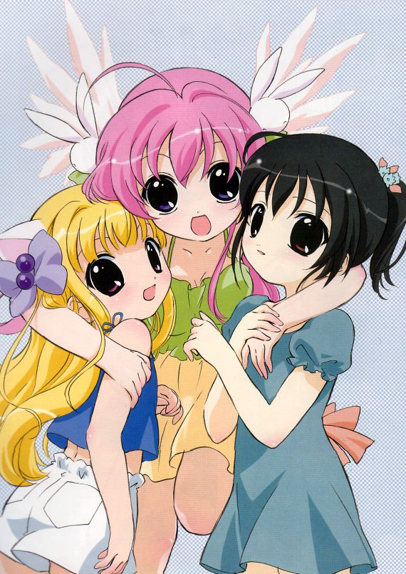 misha, shia, and uematsu koboshi (pita ten) drawn by sakai_kyuuta