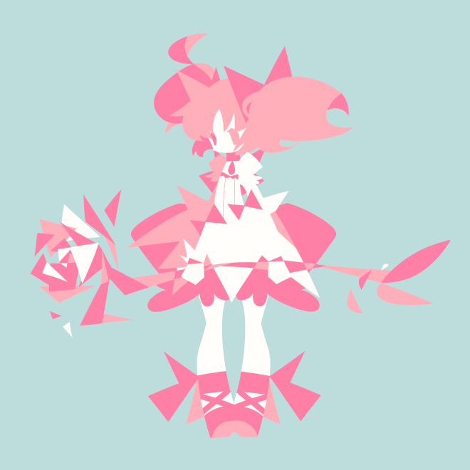 kaname madoka (mahou shoujo madoka magica) drawn by kaku_sugar