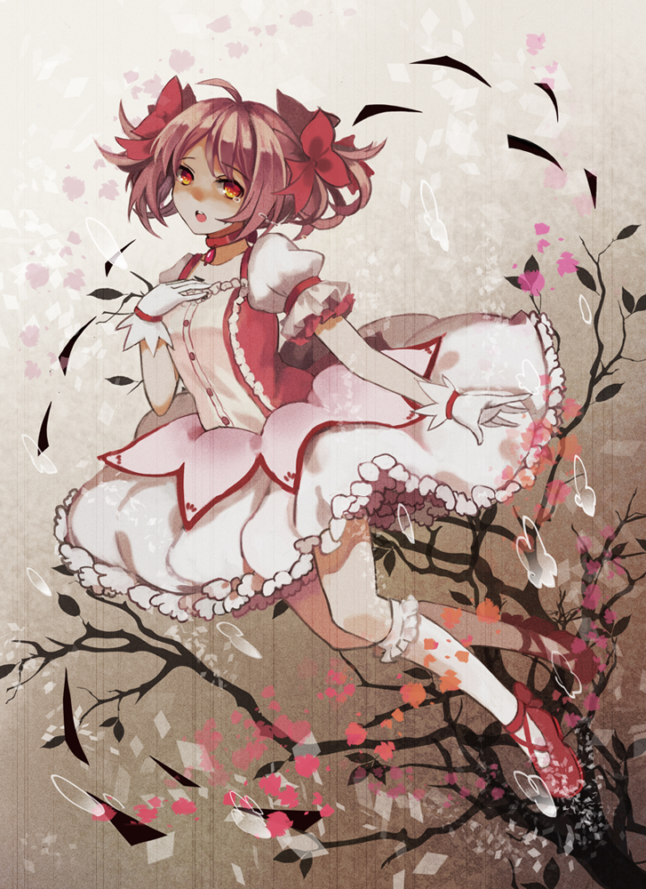 kaname madoka (mahou shoujo madoka magica) drawn by tsukii