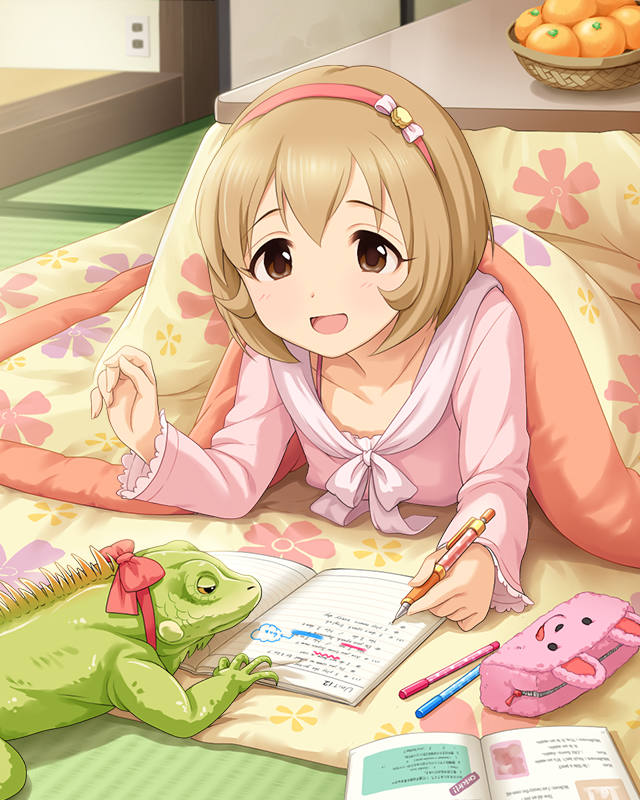 koga koharu and hyou-kun (idolmaster and 1 more)