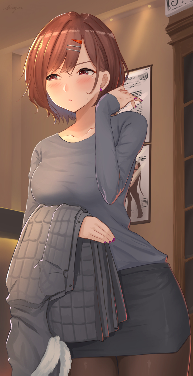 higuchi madoka (idolmaster and 1 more) drawn by shougun_(chuckni1)