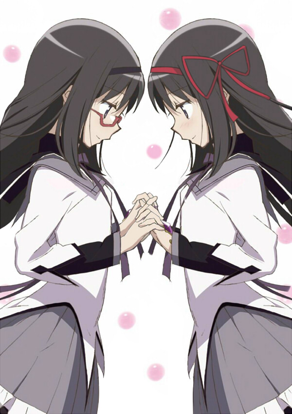 akemi homura (mahou shoujo madoka magica) drawn by aoki_ume