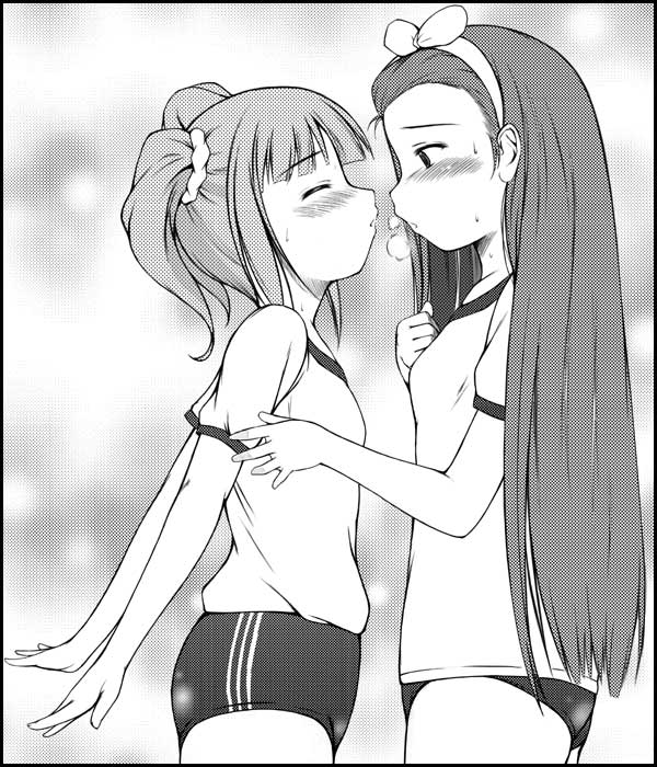 minase iori and takatsuki yayoi (idolmaster and 1 more) drawn by nishi_(count2.4)