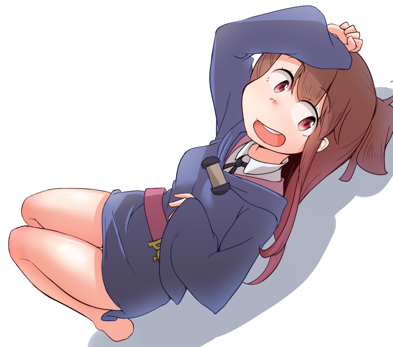 kagari atsuko (little witch academia) drawn by houtei_kara
