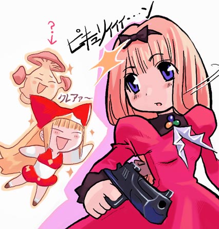 kururu, crea rosenqueen, and eringya (marl kingdom and 1 more) drawn by ryoji_(nomura_ryouji)