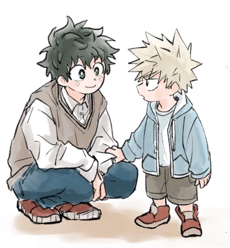 midoriya izuku and bakugou katsuki (boku no hero academia) drawn by hisui16825