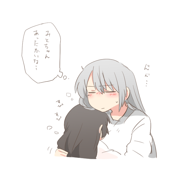tsukino mito and higuchi kaede (nijisanji) drawn by rebecca_(keinelove)