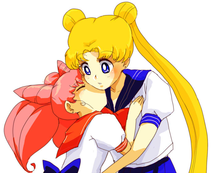 tsukino usagi and chibi usa (bishoujo senshi sailor moon) drawn by azuma_yukihiko