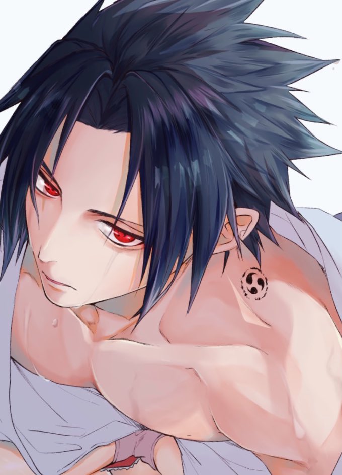 uchiha sasuke (naruto and 1 more) drawn by suzu_(tg_390)