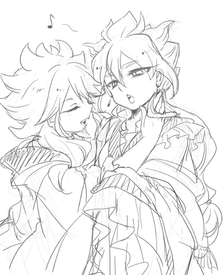 hakuryuu and amemiya taiyou (inazuma eleven and 2 more) drawn by tobi_(one)