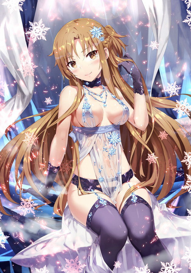 artoria pendragon and asuna (fate and 2 more) drawn by gabiran