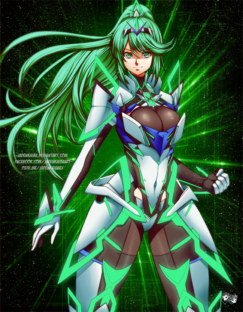 pneuma (xenoblade chronicles and 1 more) drawn by jadenkaiba