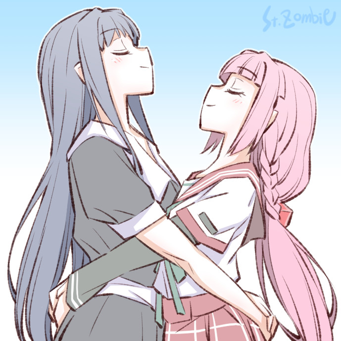 tamaki iroha and nanami yachiyo (mahou shoujo madoka magica and 1 more) drawn by studiozombie