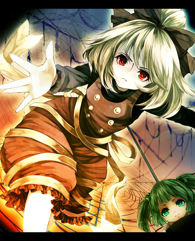 kurodani yamame and kisume (touhou) drawn by awa_toka