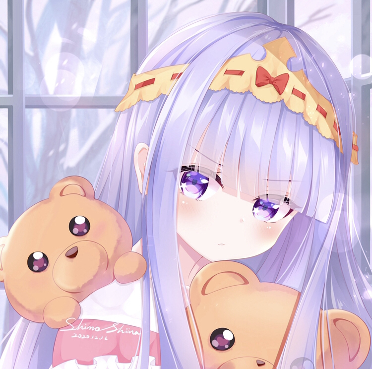 aurora sya lis kaymin and teddy demon (maou-jou de oyasumi) drawn by shimo_shiina