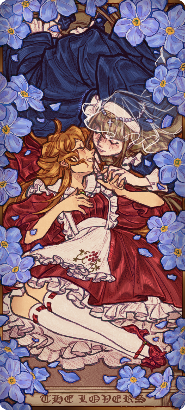 elise liedl and lebkuchen (little goody two shoes) drawn by sunkiisu