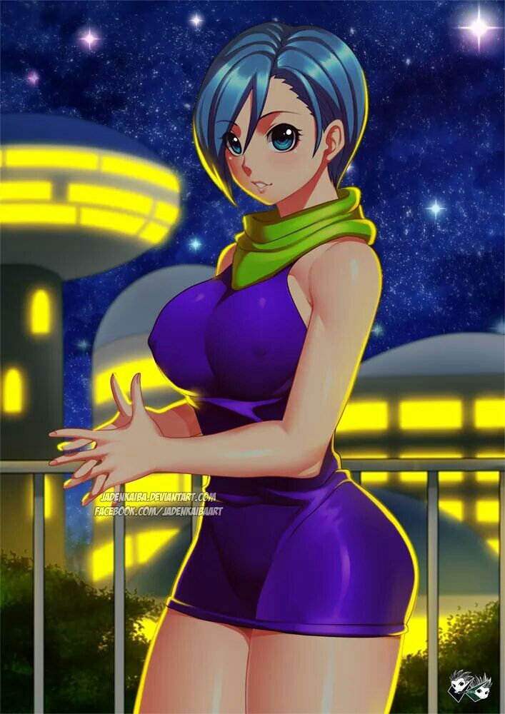 bulma (dragon ball and 2 more) drawn by jadenkaiba