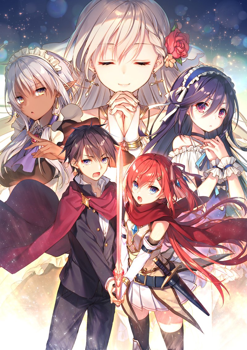 ceres, ariane, sotoyama shin'ichi, and reno ladel krolo petralah (megami no yuusha wo taosu gesu na houhou) drawn by toosaka_asagi