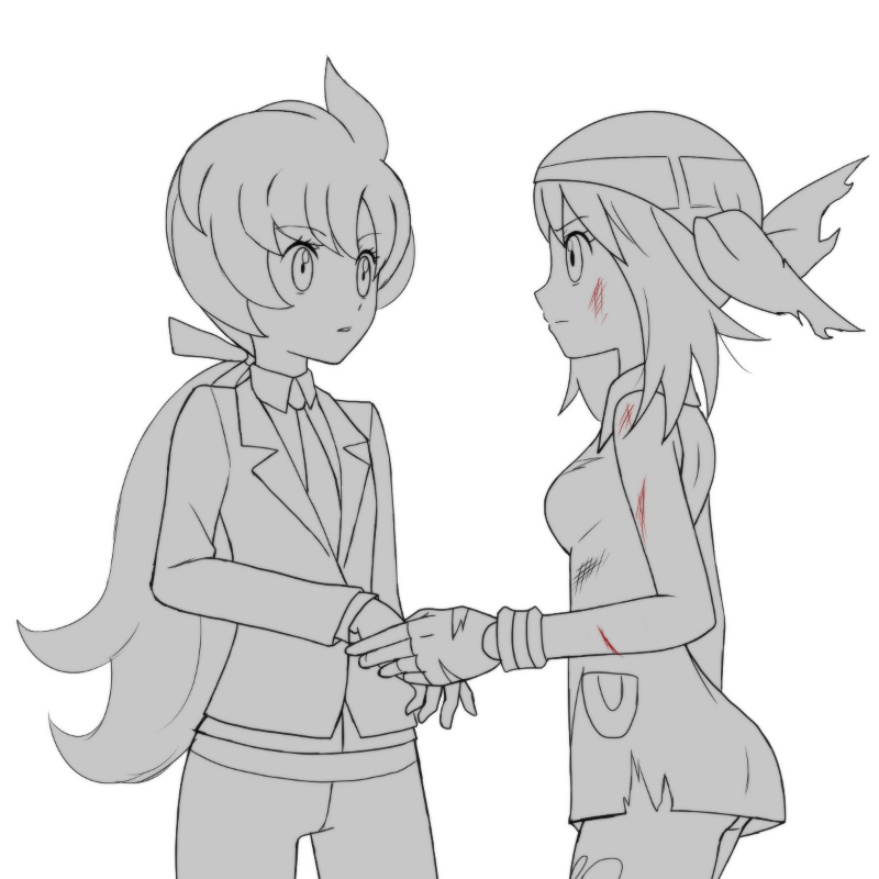 may and anabel (pokemon and 3 more) drawn by asatsuki_(fgfff)