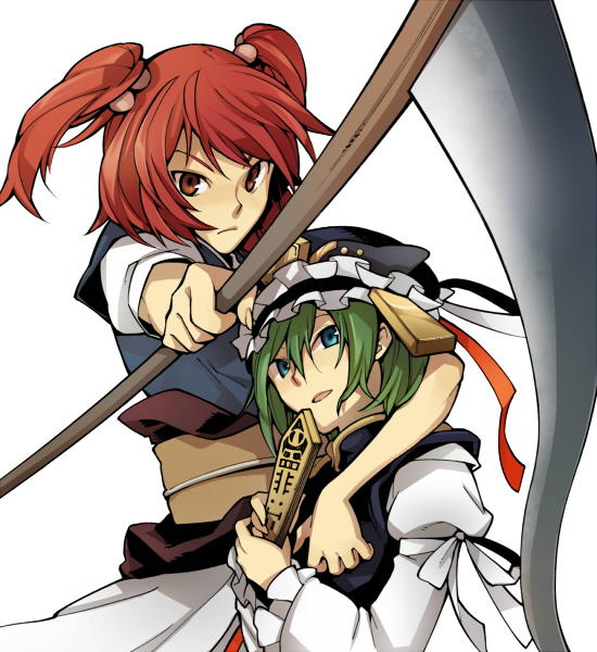 shiki eiki and onozuka komachi (touhou) drawn by nakatani_nio