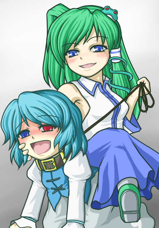 kochiya sanae and tatara kogasa (touhou) drawn by souki_lankni