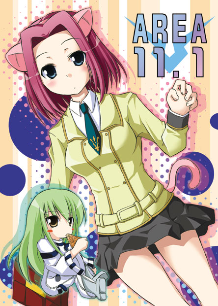 c.c. and kouzuki kallen (code geass) drawn by k_hiro