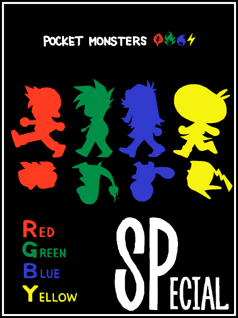 pikachu, red, blue oak, bulbasaur, squirtle, and 3 more (pokemon and 1 more) drawn by tenzaru_(tegaki)