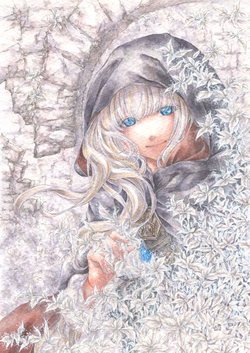 lily (ender lilies quietus of the knights and 1 more) drawn by nanai_yuki