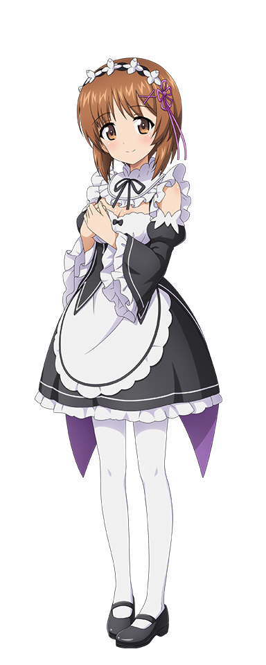 nishizumi miho and rem (girls und panzer and 1 more)