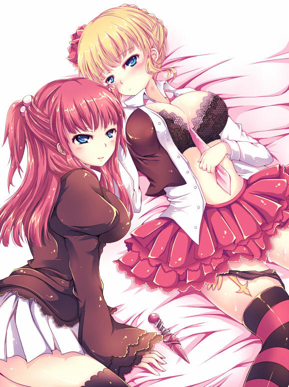 beatrice and ushiromiya ange (umineko no naku koro ni) drawn by murasakio