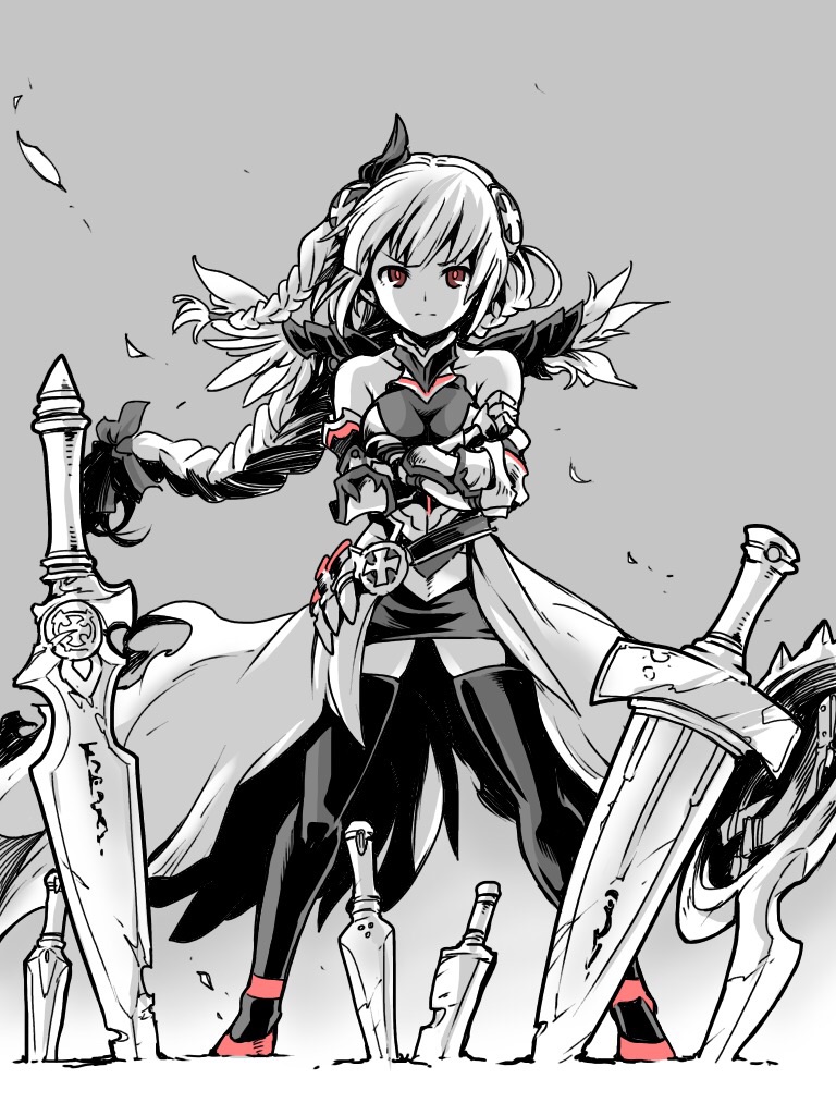 valkyrie and light valkyrie (fate and 2 more) drawn by kato_takuji