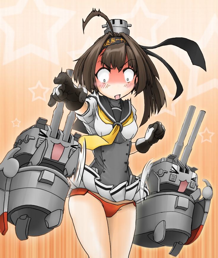 akizuki and chou-10cm-hou-chan (kantai collection) drawn by mavuki