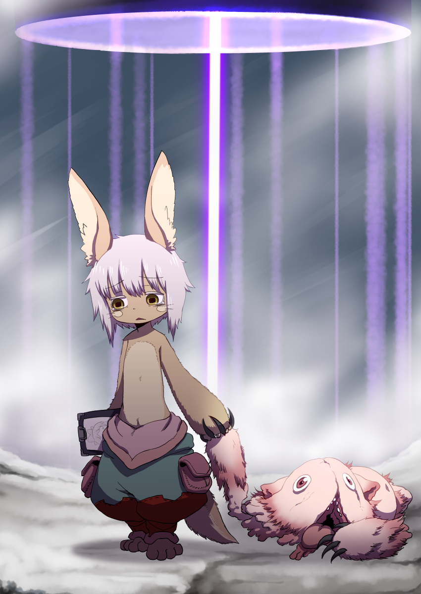 nanachi and mitty (made in abyss) drawn by uchuu_ika