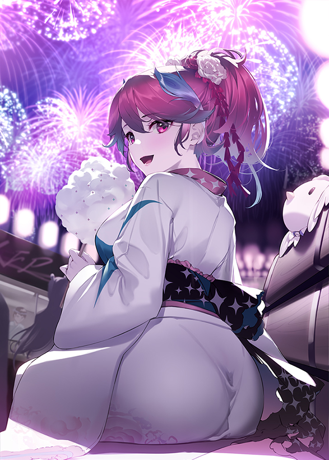ninomae ina'nis and takanashi kiara (hololive and 1 more) drawn by yaguo